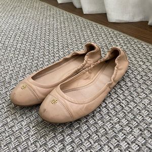 Tory Burch tan flats